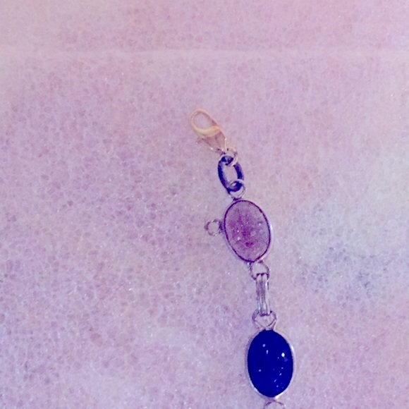 Egyptian Charm - Vintage Simulated Stone Scarab Bracelet - different ton… - Picture 8 of 12